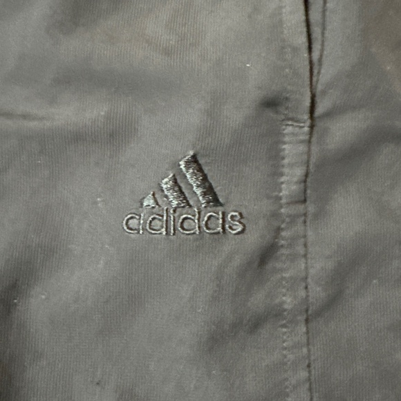 VINTAGE Adidas Pants Mens Medium Black Logo Mesh-Lined Zip Ankle Active - Picture 1 of 9